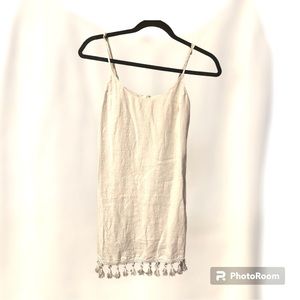 Club Monaco White Linen Dress